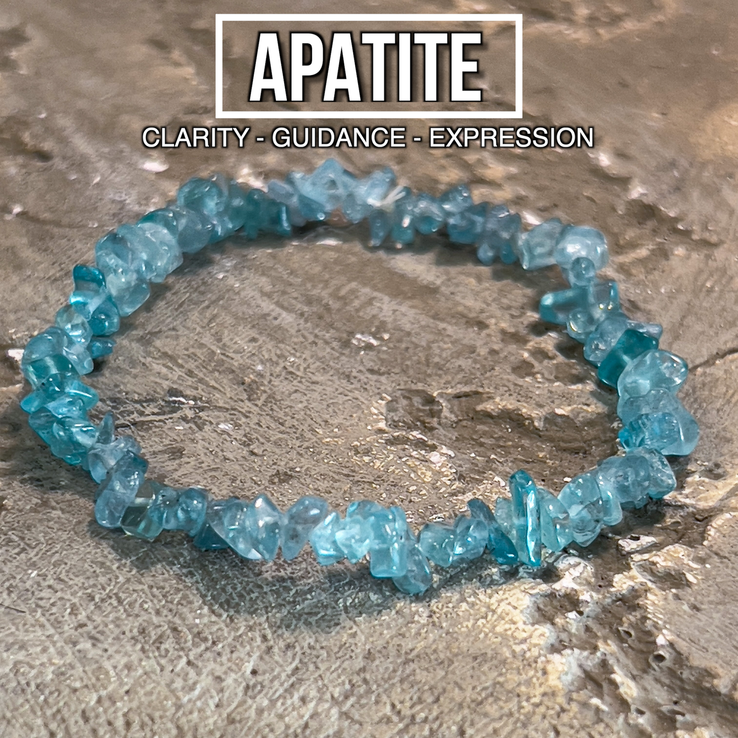 Apatite Chip Bracelet
