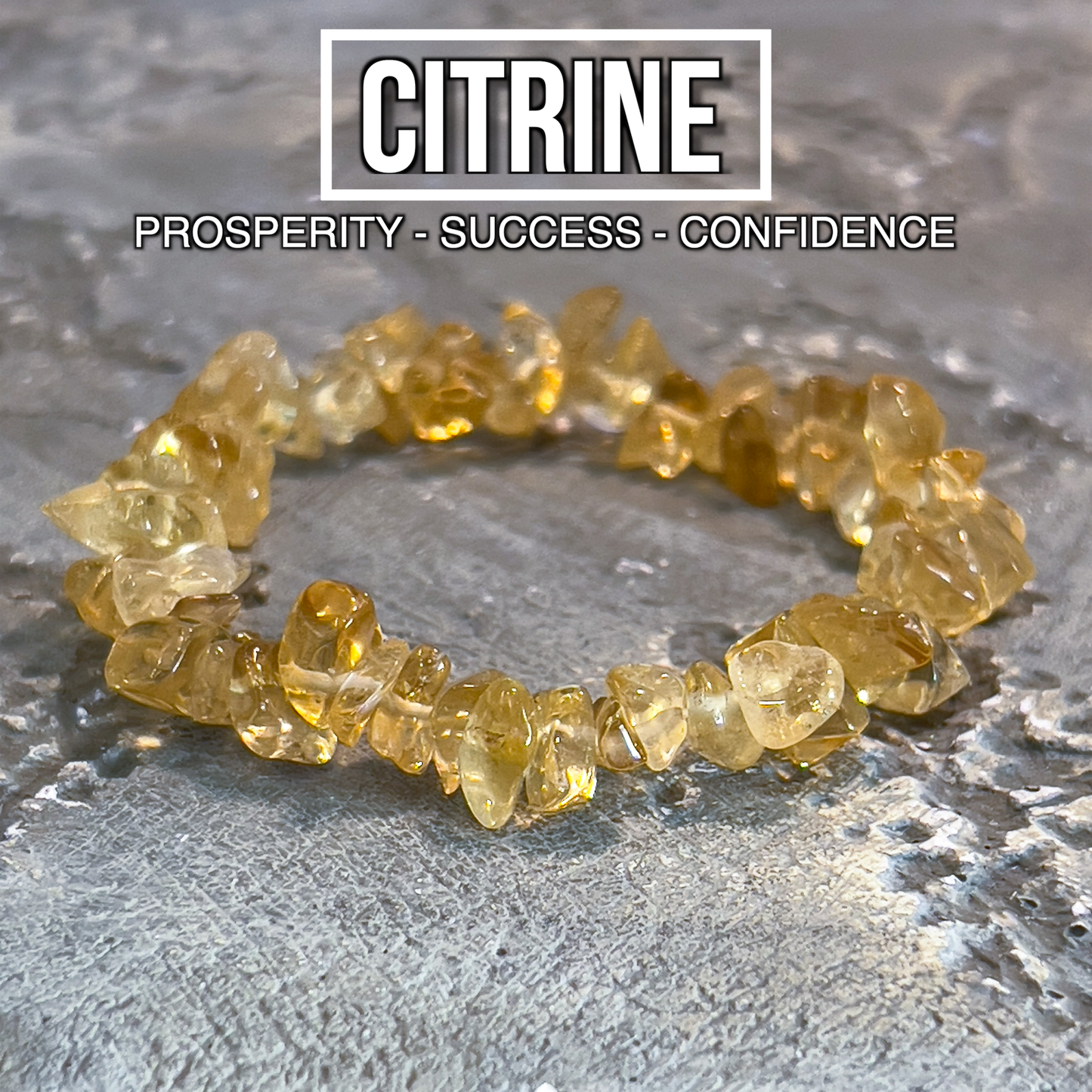Citrine Chip Bracelet
