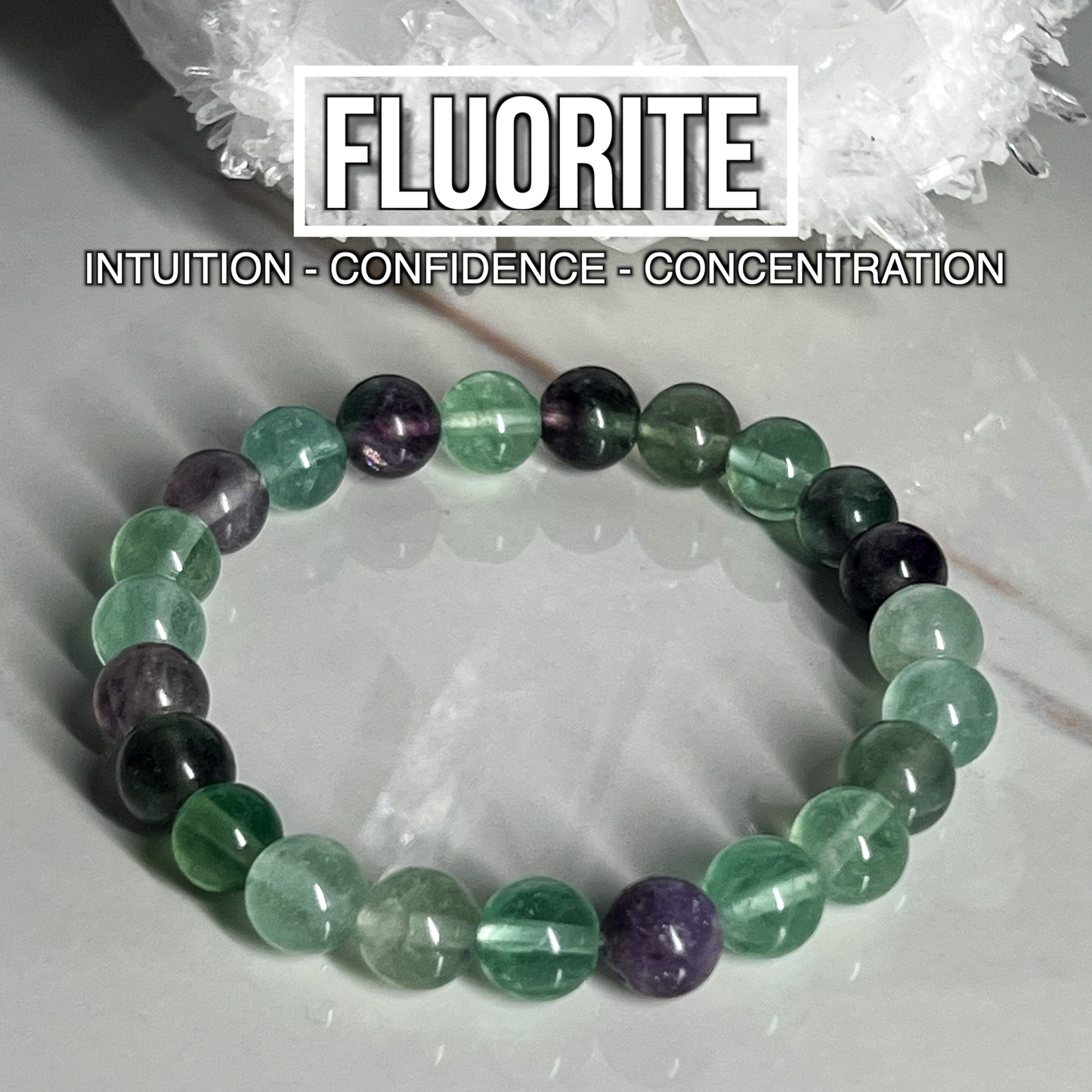 Fluorite Bracelet 8mm