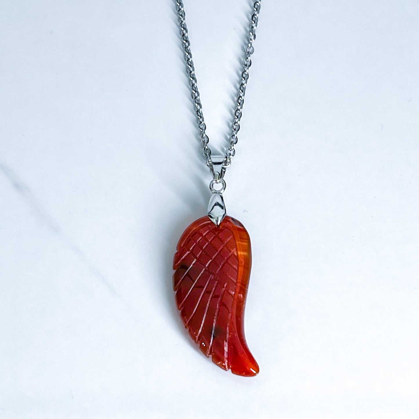 Carnelian Wing Necklace