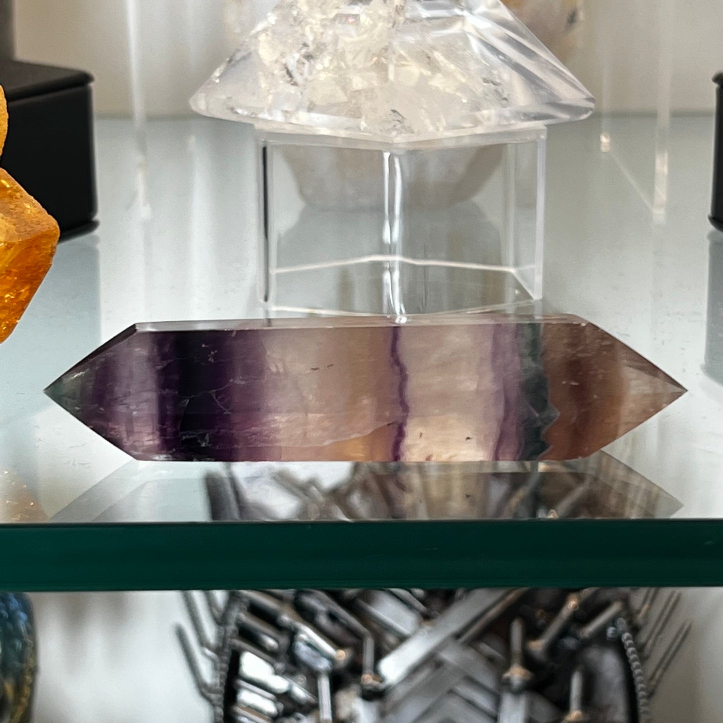 Fluorite Double Terminated Wand