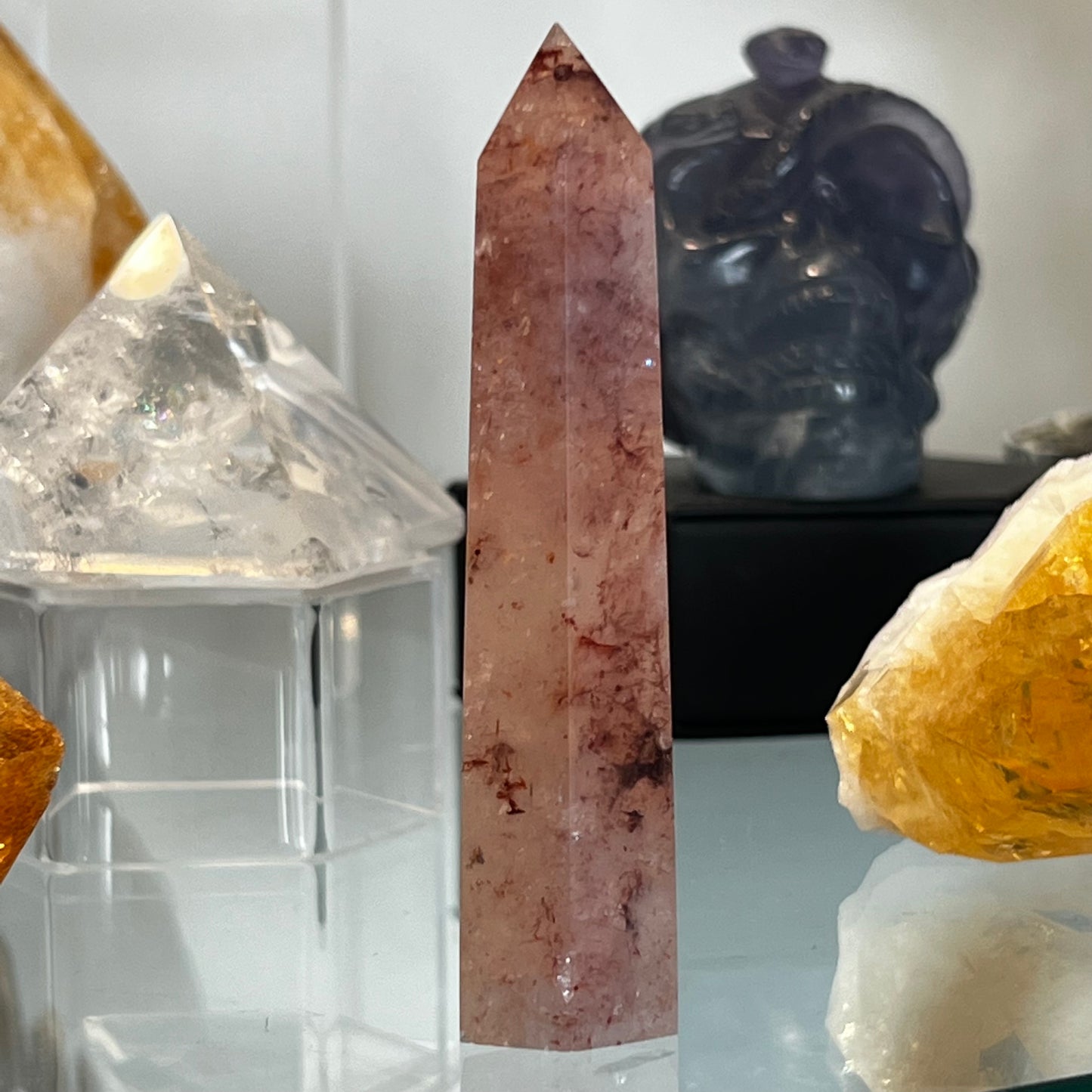 Strawberry Quartz Tower