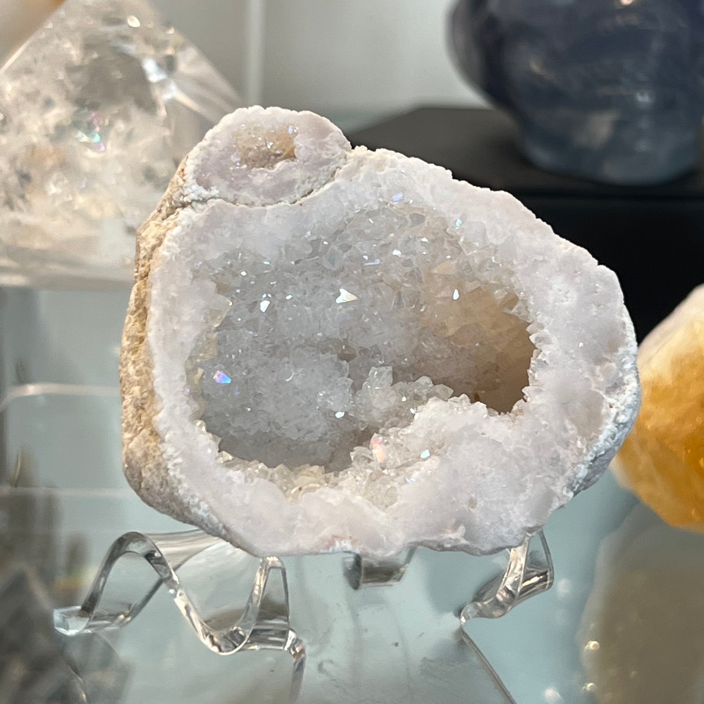 Aura Quartz Geode