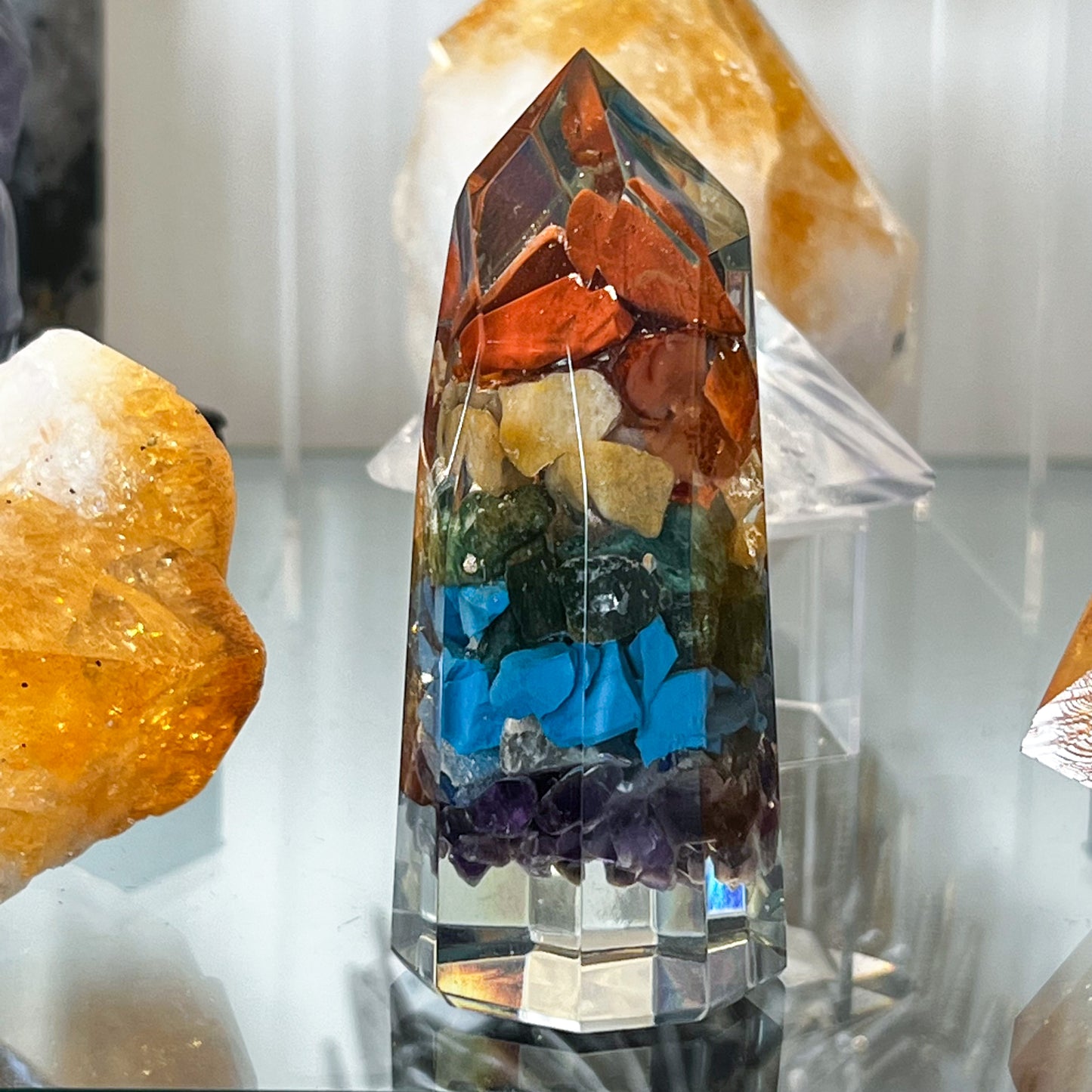 Chakra Orgone Tower