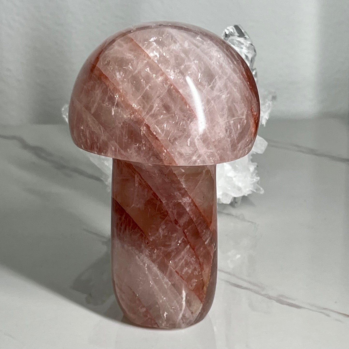 Fire Quartz Mushroom