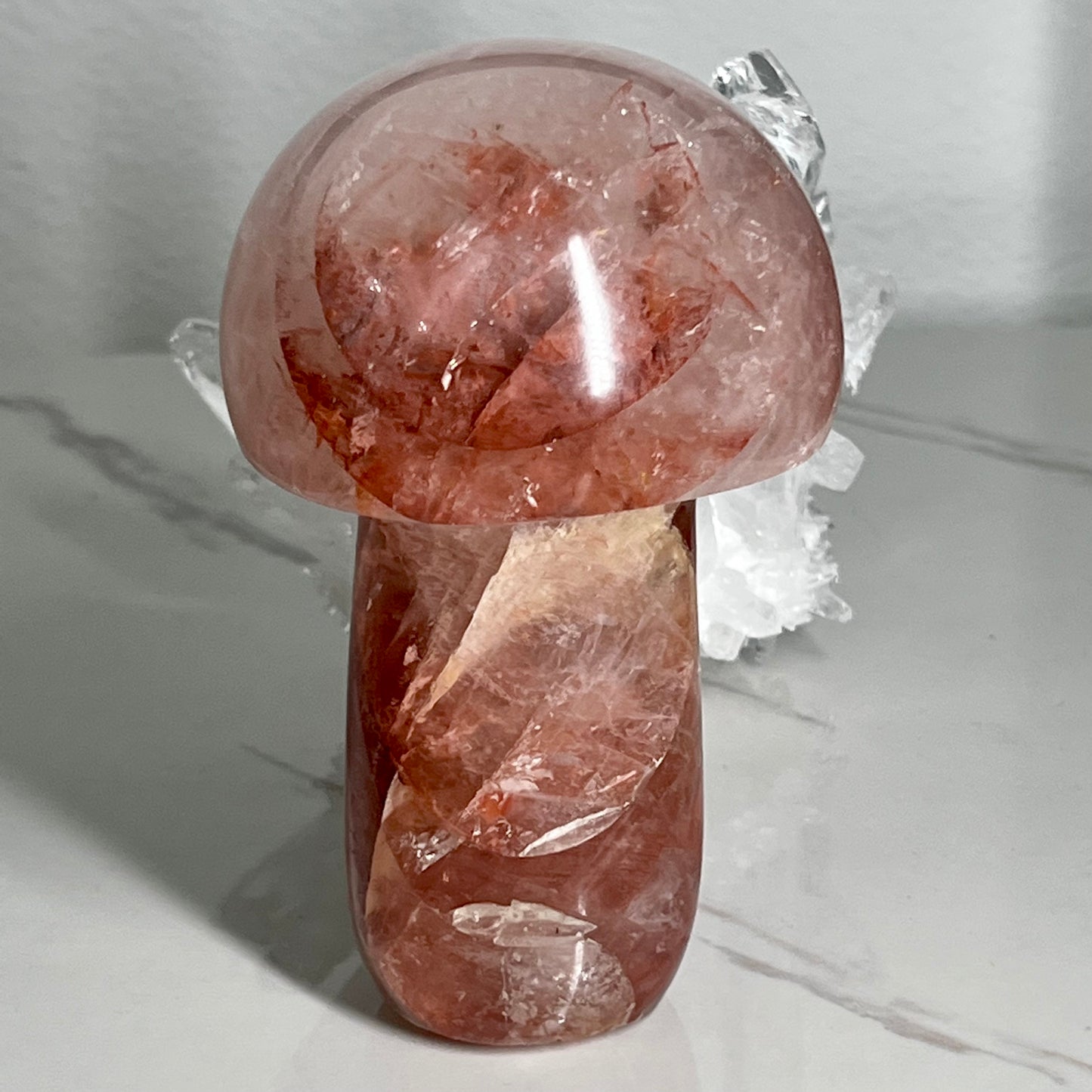 Fire Quartz Mushroom
