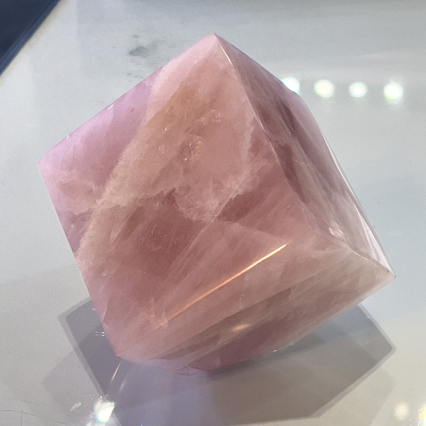 Rose Quartz Cube