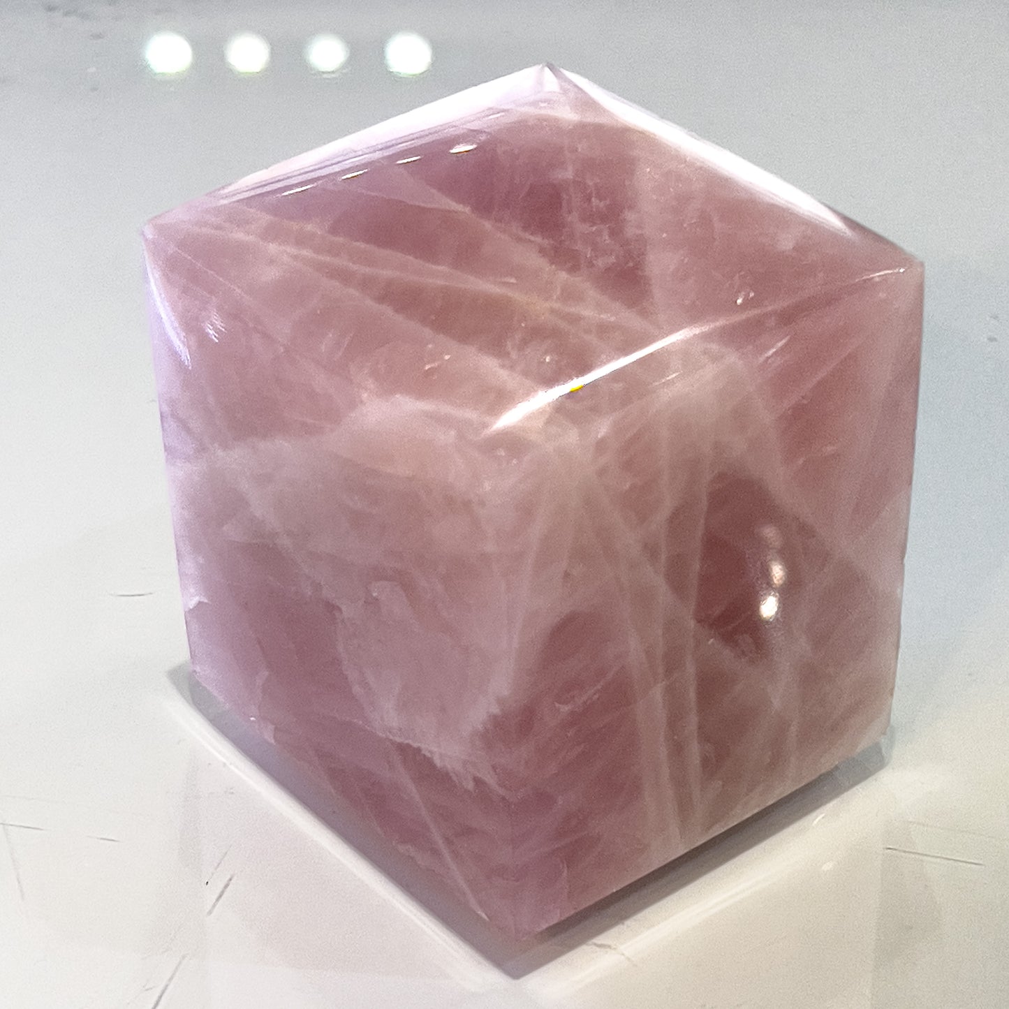 Rose Quartz Cube