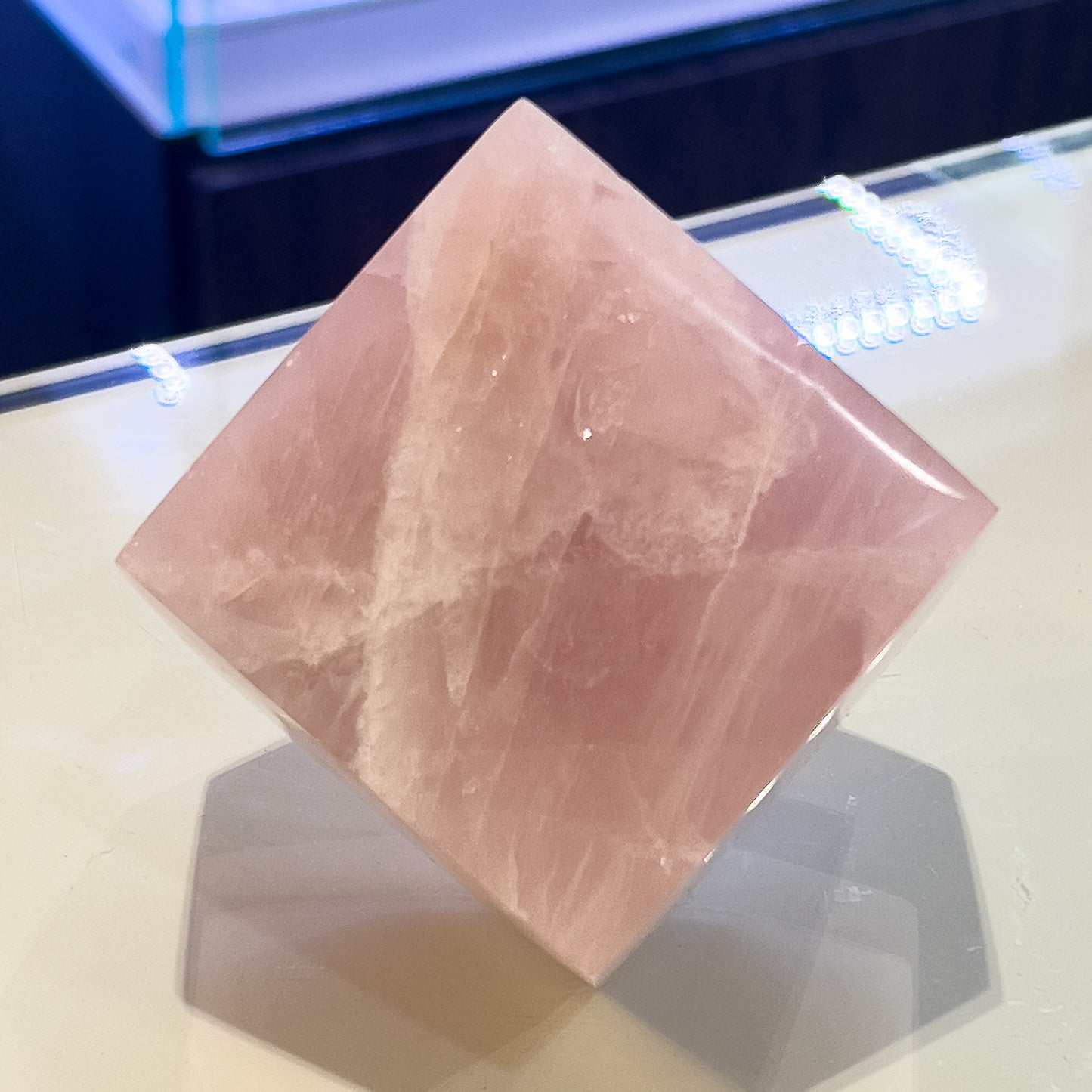 Rose Quartz Cube