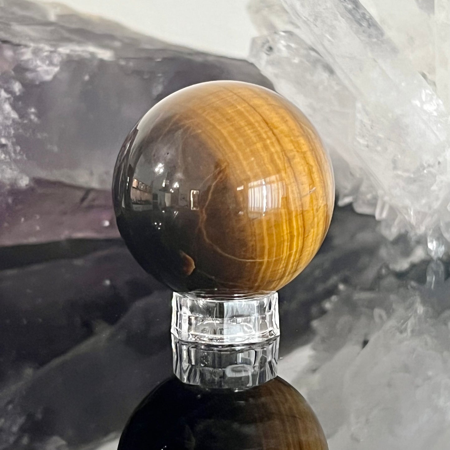 Tiger Eye Sphere