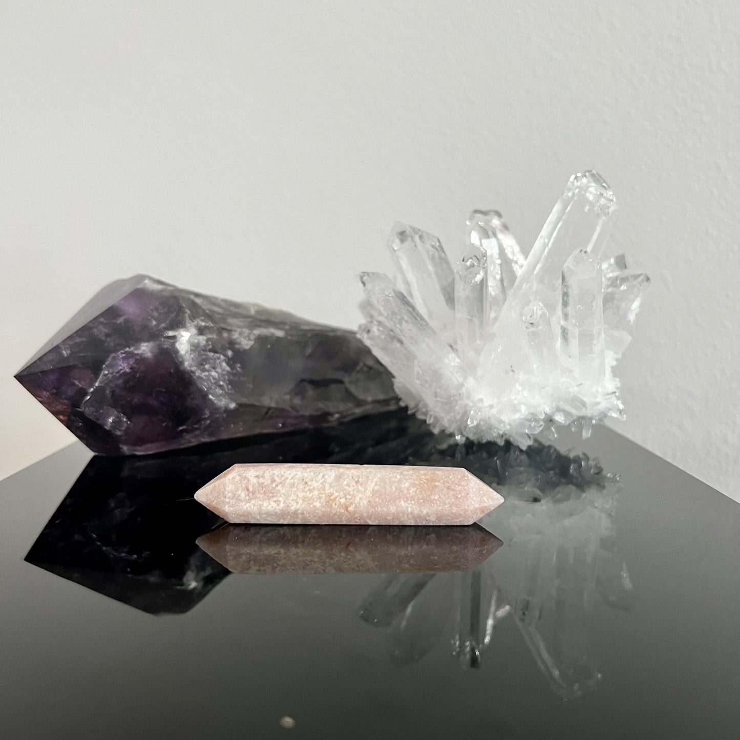 Pink Amethyst Double Terminated Wand