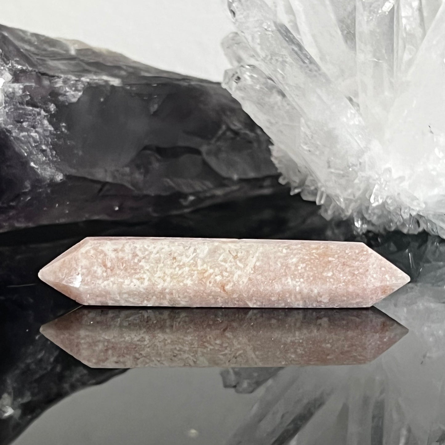 Pink Amethyst Double Terminated Wand