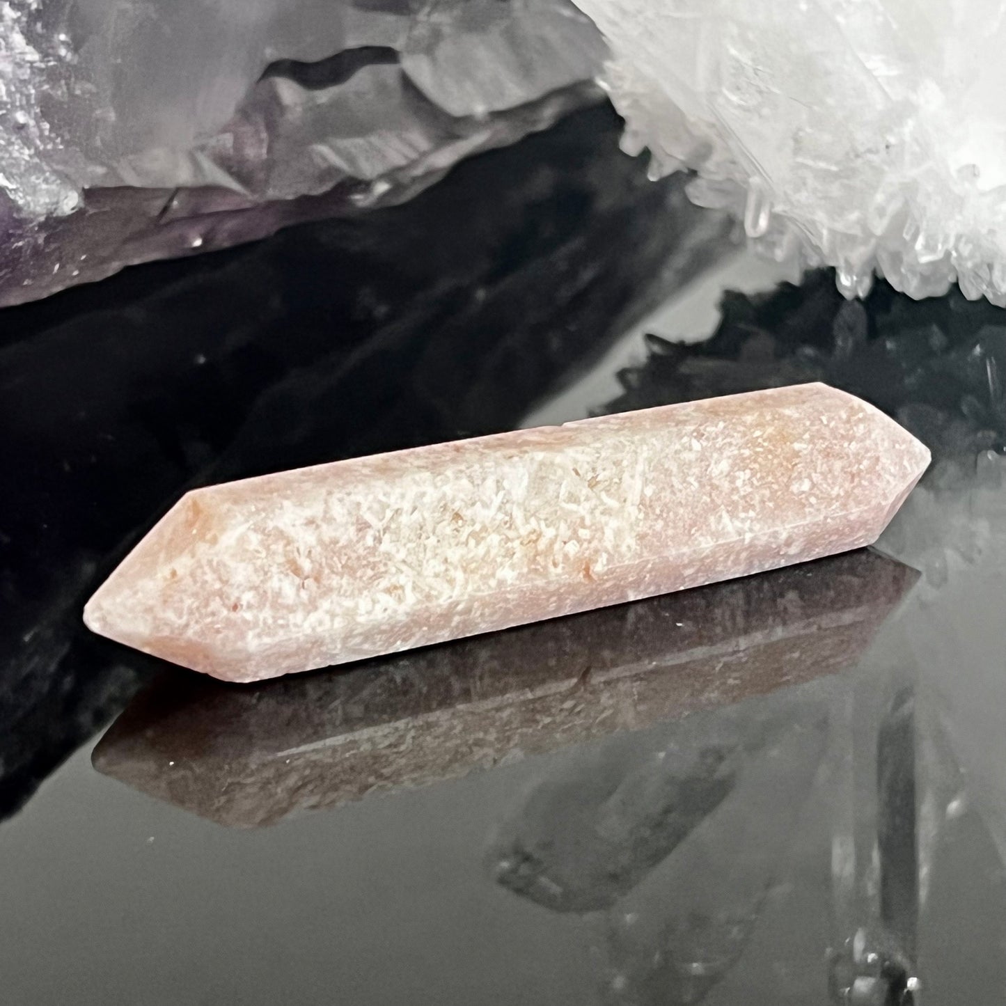 Pink Amethyst Double Terminated Wand