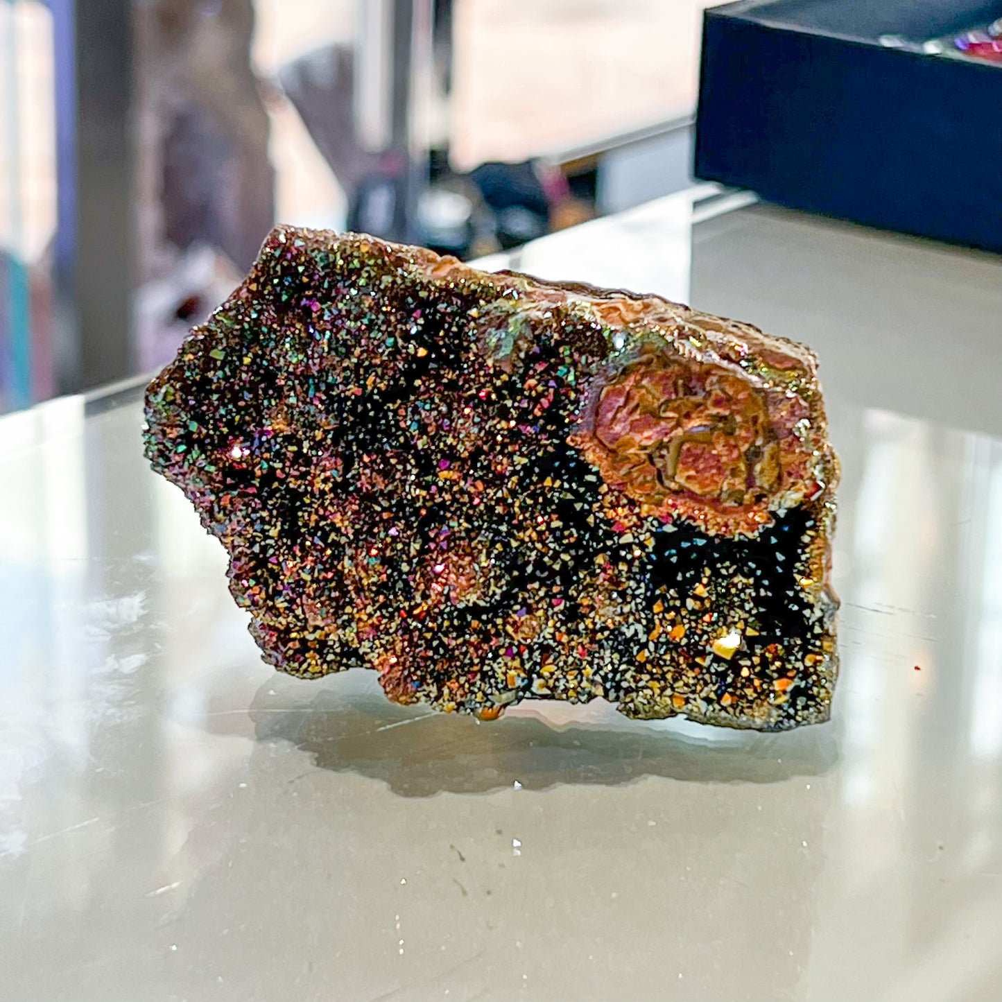 Aura Amethyst Cluster