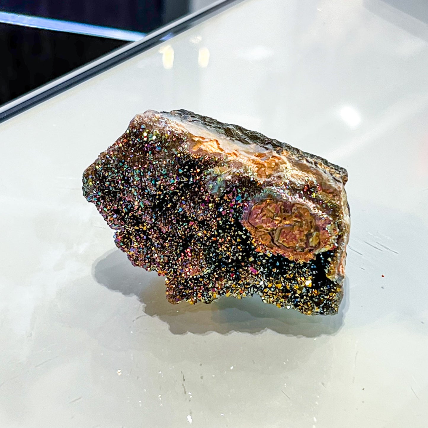 Aura Amethyst Cluster