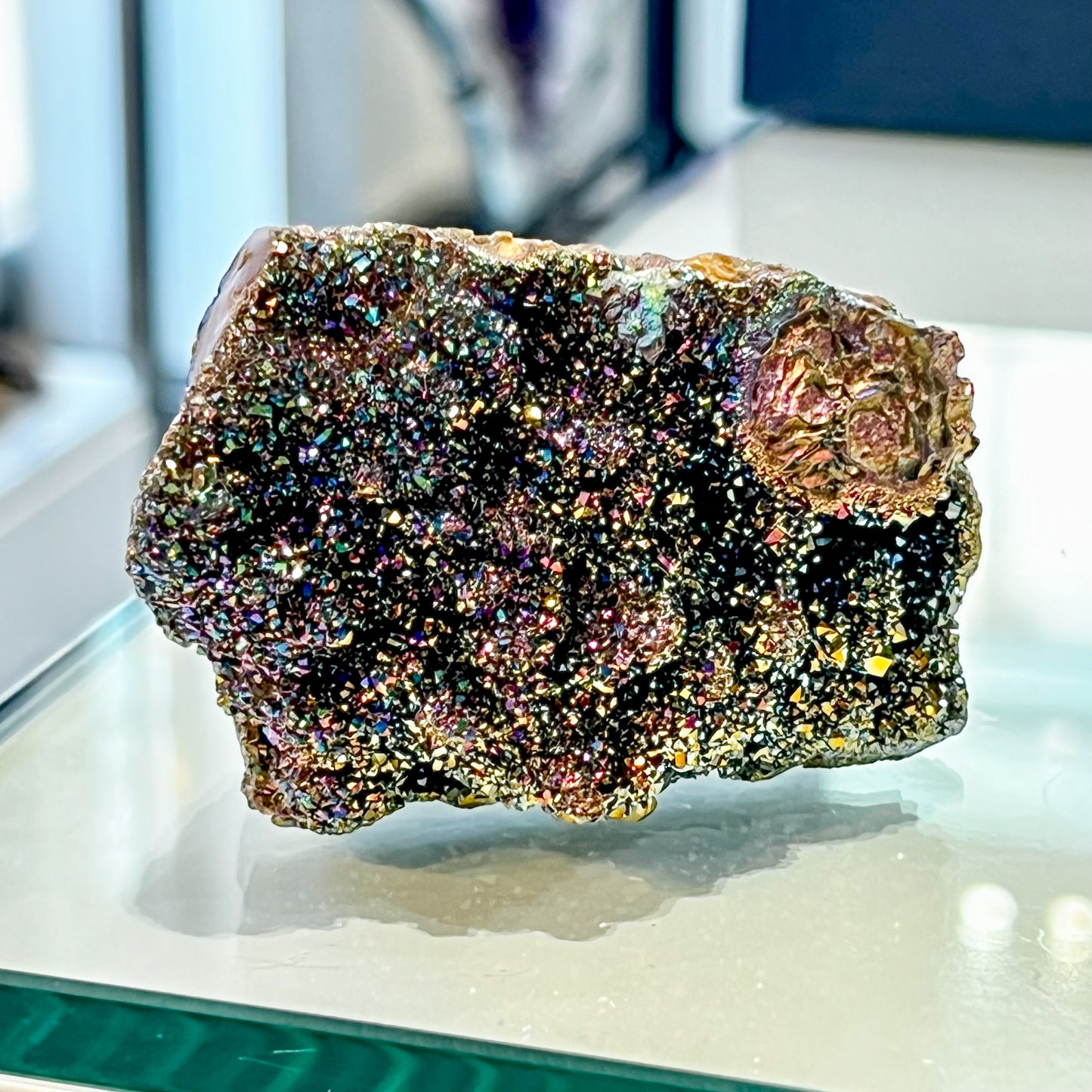 Aura Amethyst Cluster