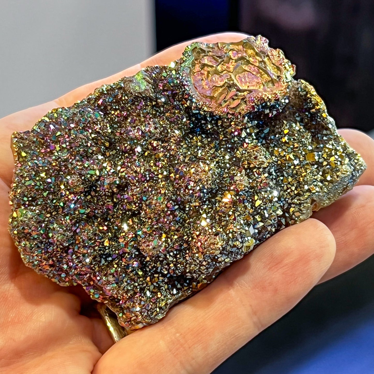 Aura Amethyst Cluster