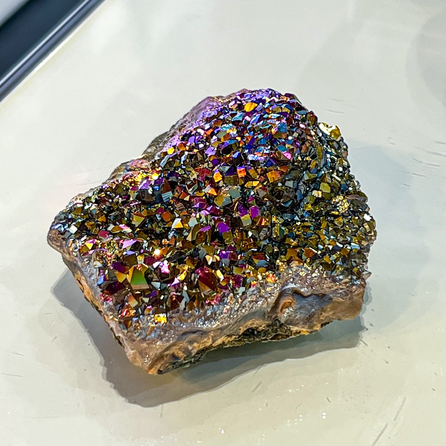 Aura Amethyst Cluster