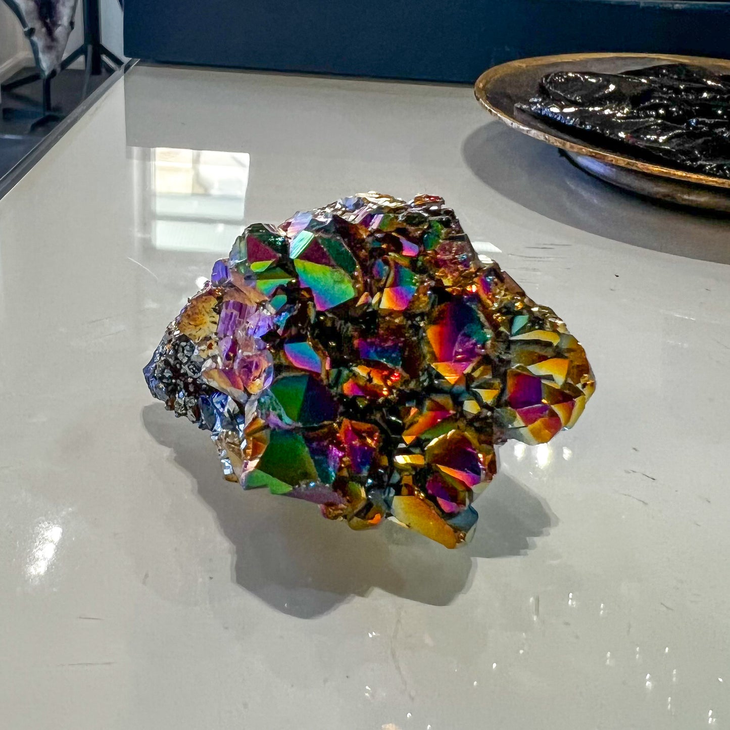 Aura Amethyst Cluster