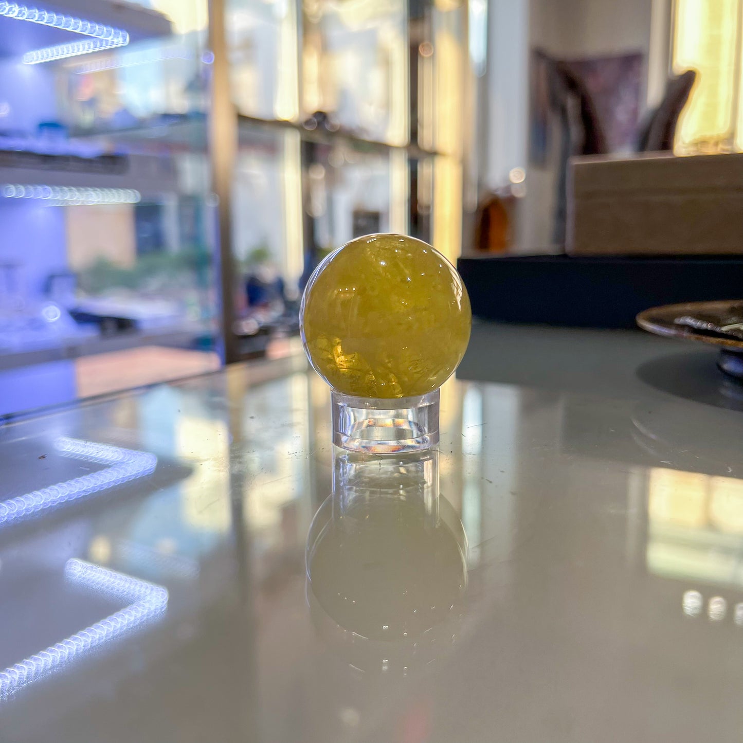 Natural Citrine Sphere