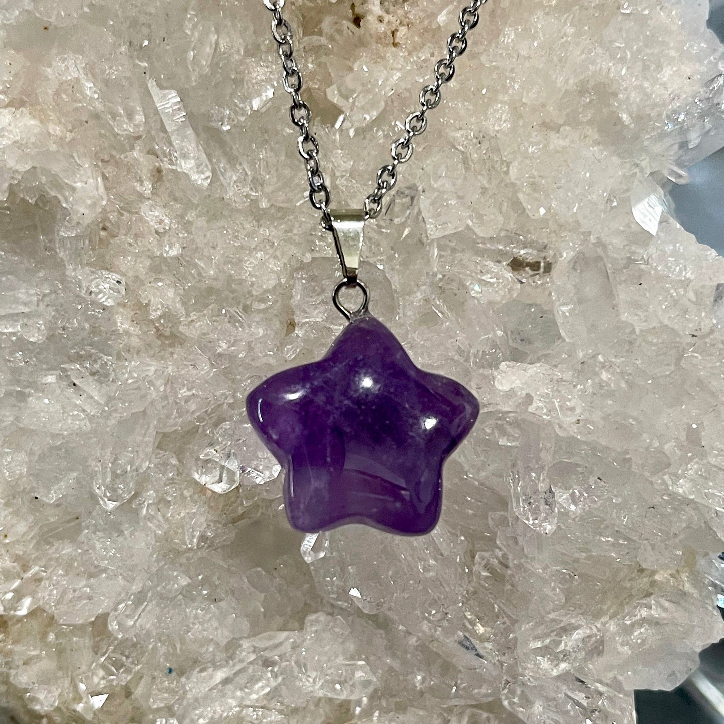 Amethyst Star Necklace