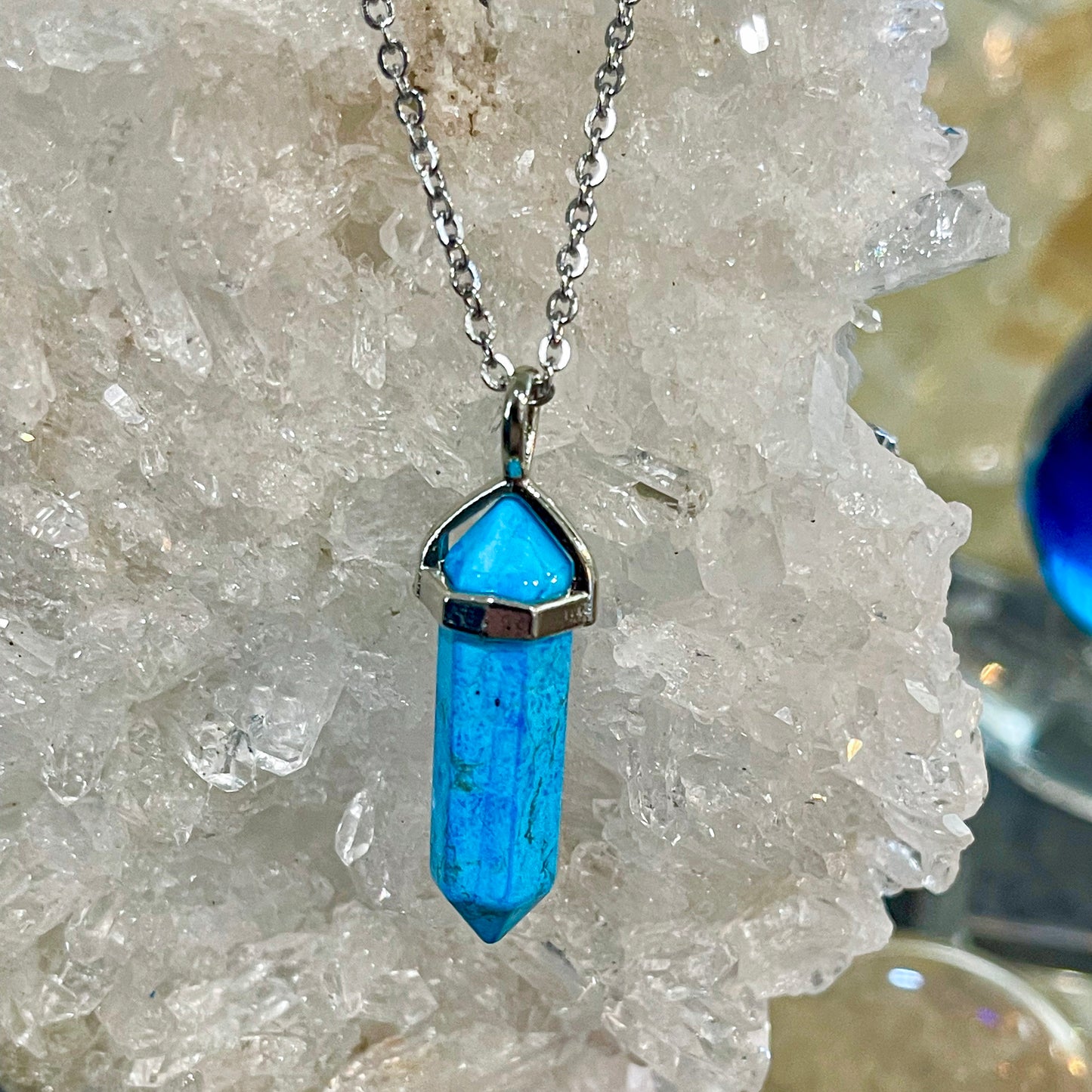 Turquoise Howlite Necklace