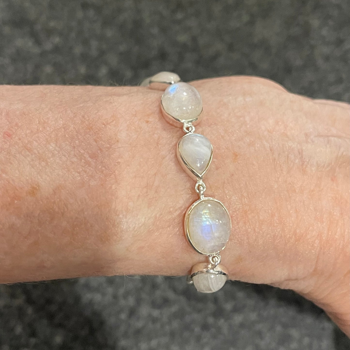 Moonstone Sterling Silver Bracelet
