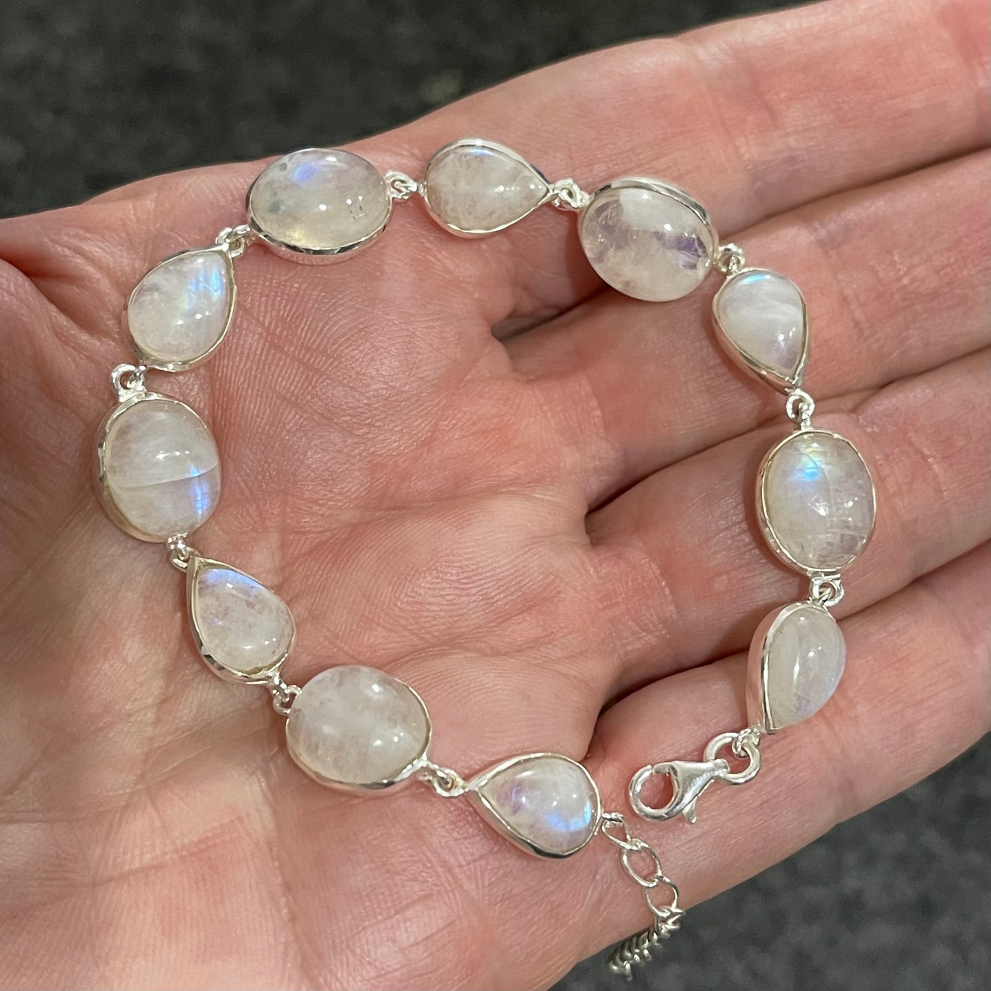 Moonstone Sterling Silver Bracelet