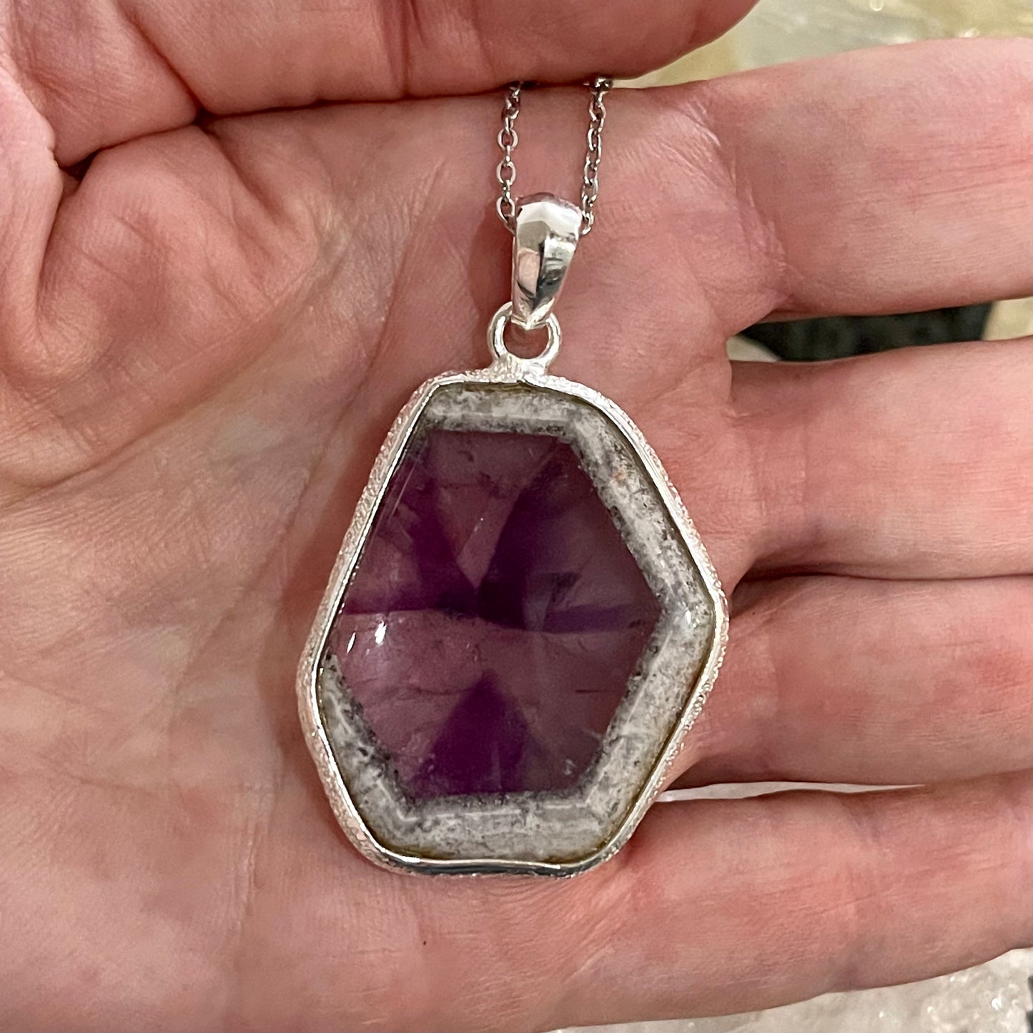 Super 7 Sterling Silver Necklace