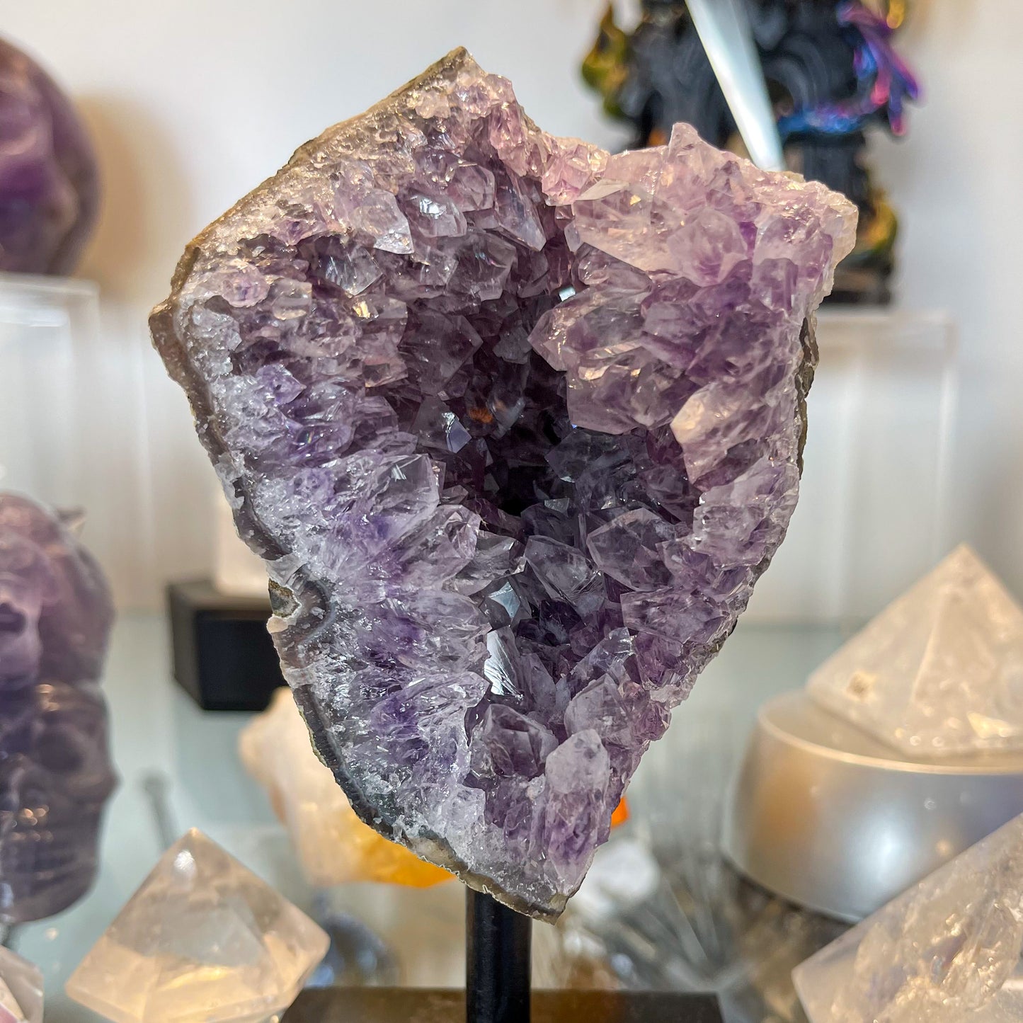 Amethyst on Stand