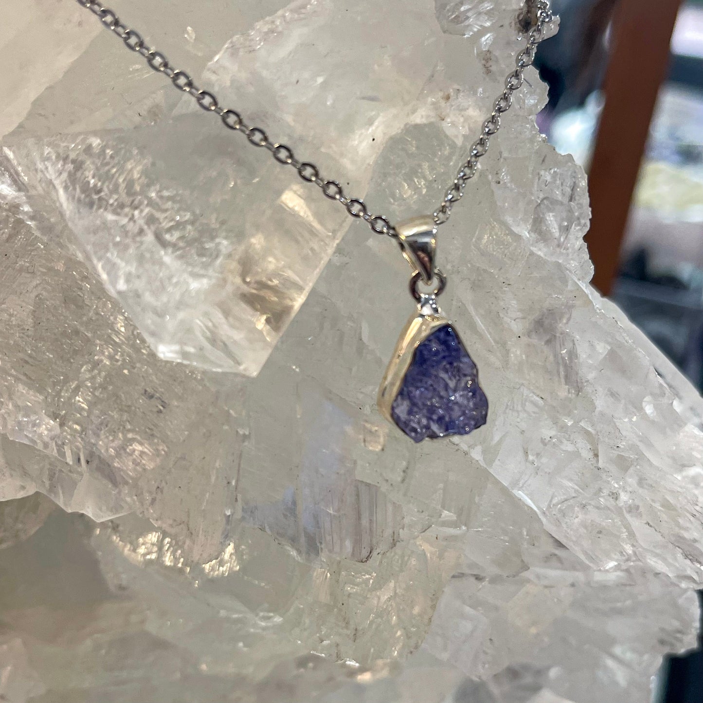 Tanzanite Sterling Silver Necklace