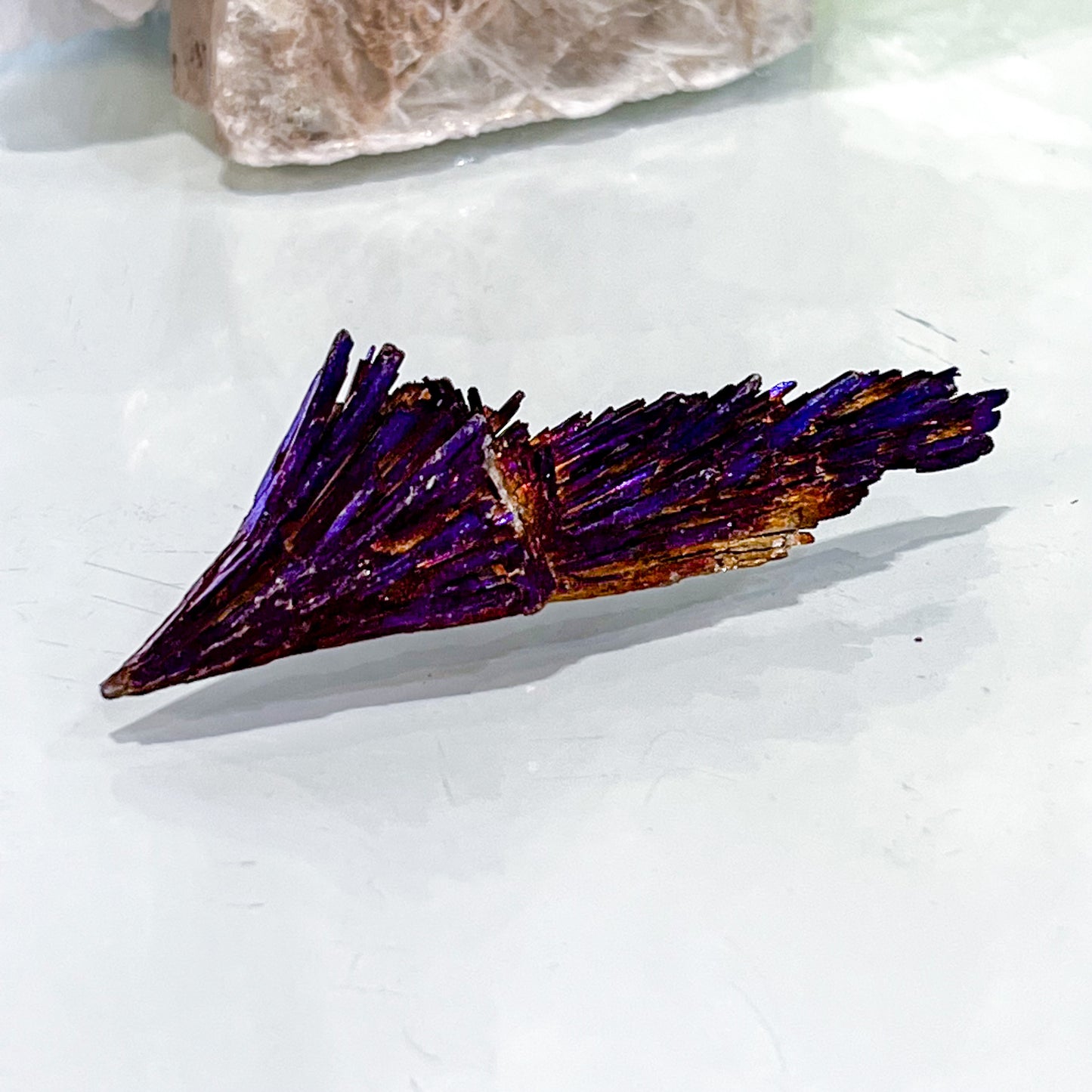 Titanium Aura Black Kyanite