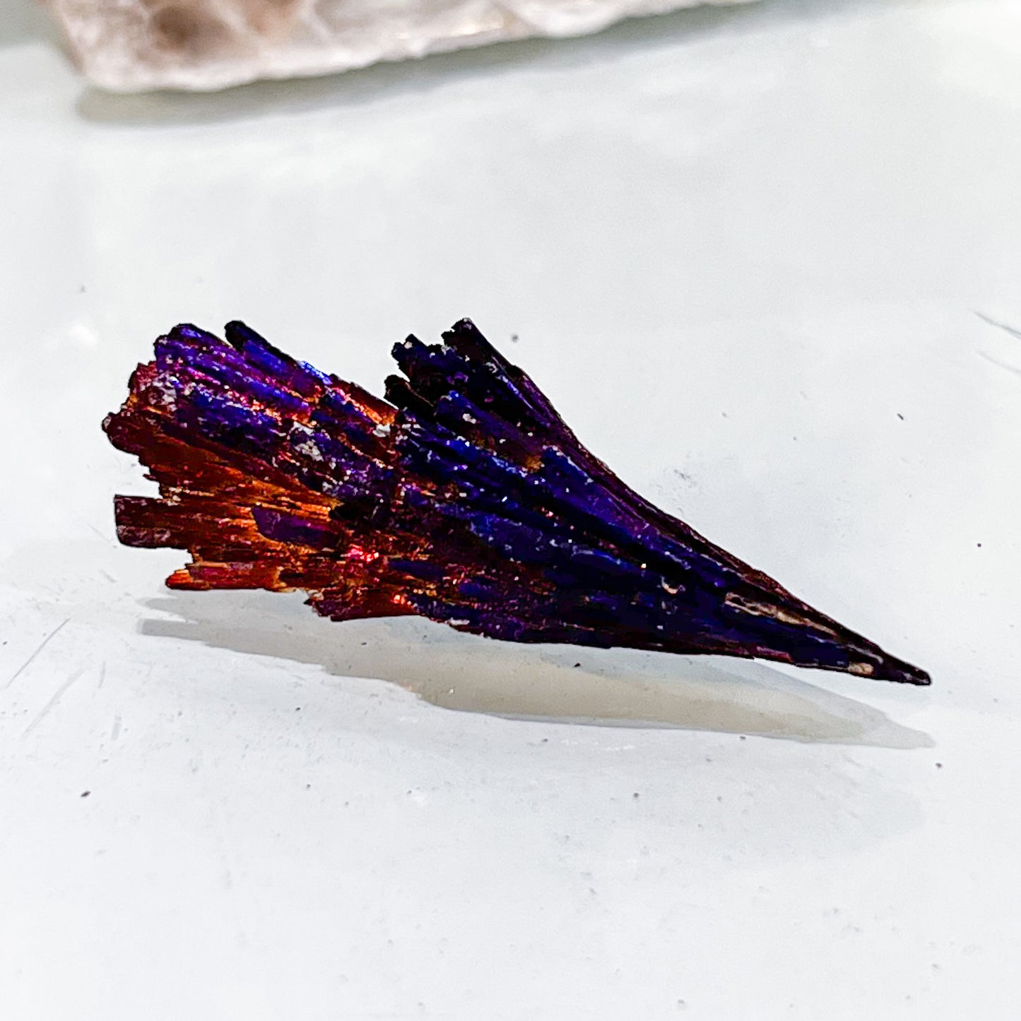 Titanium Aura Black Kyanite