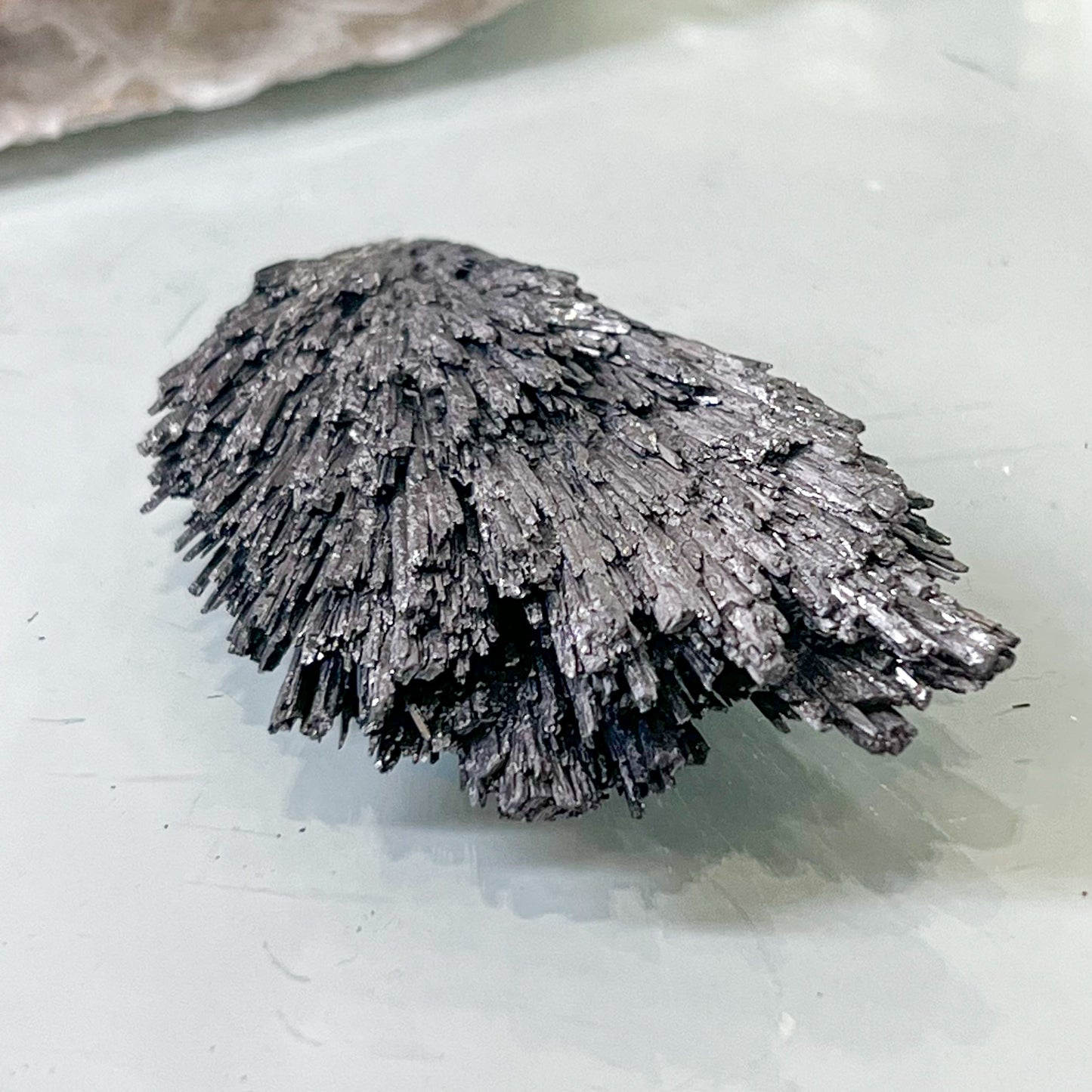 Silver Aura Black Kyanite