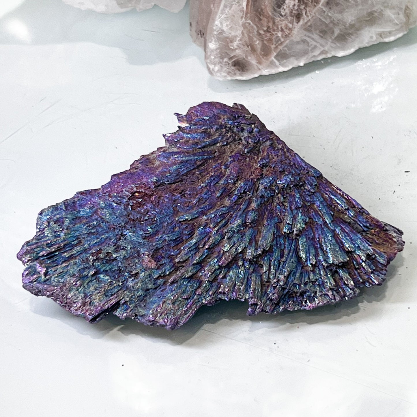 Rainbow Aura Black Kyanite