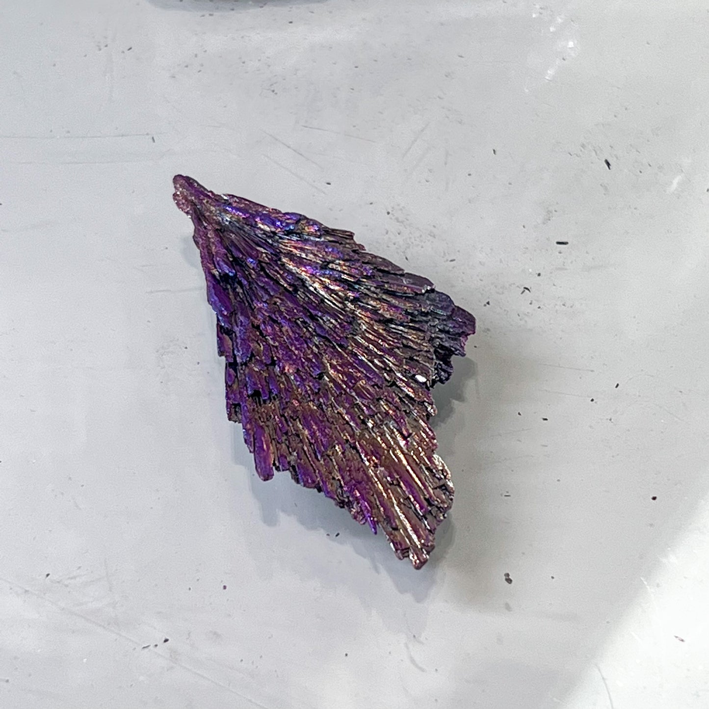 Rainbow Aura Black Kyanite