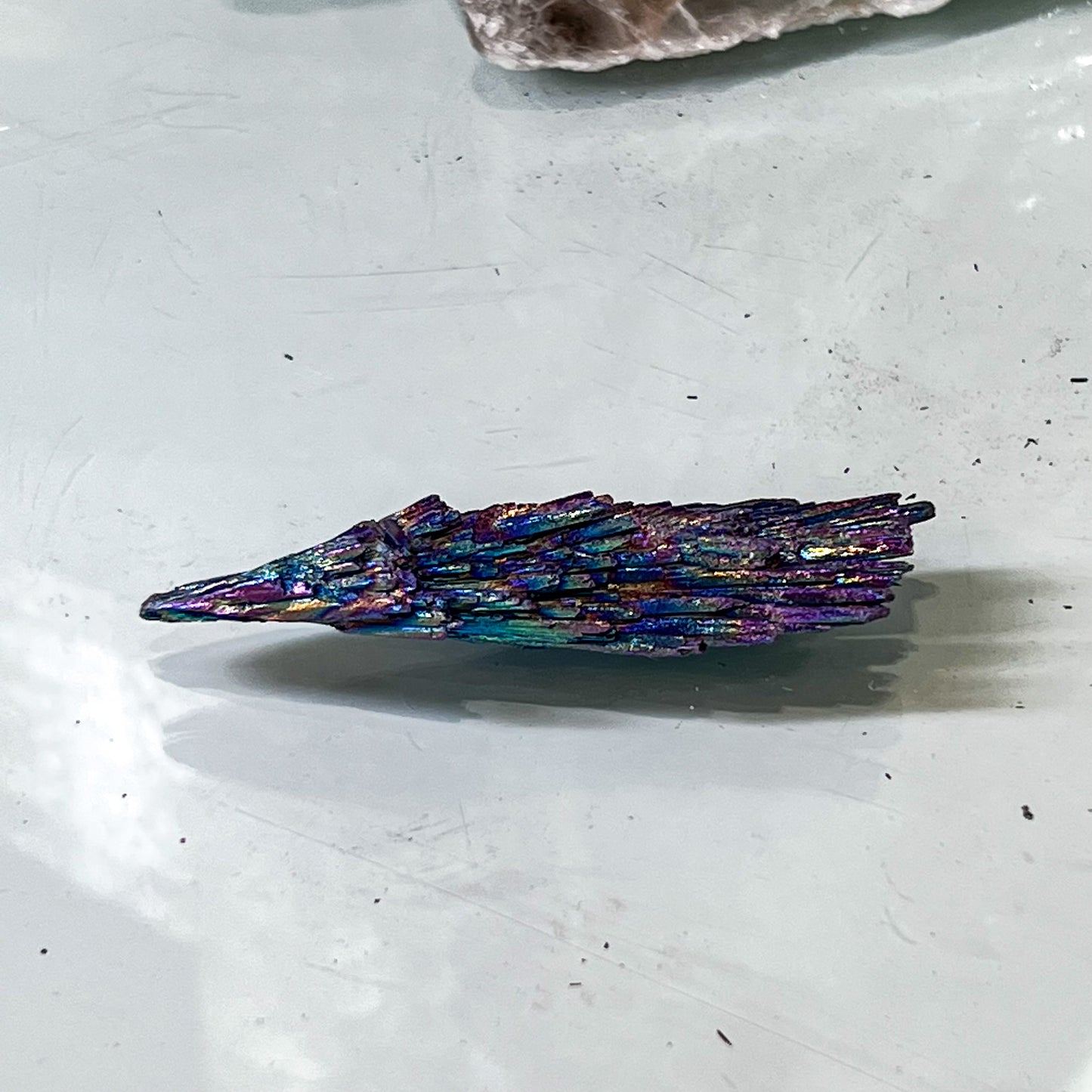 Rainbow Aura Black Kyanite