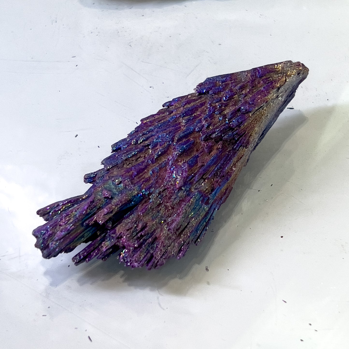 Rainbow Aura Black Kyanite