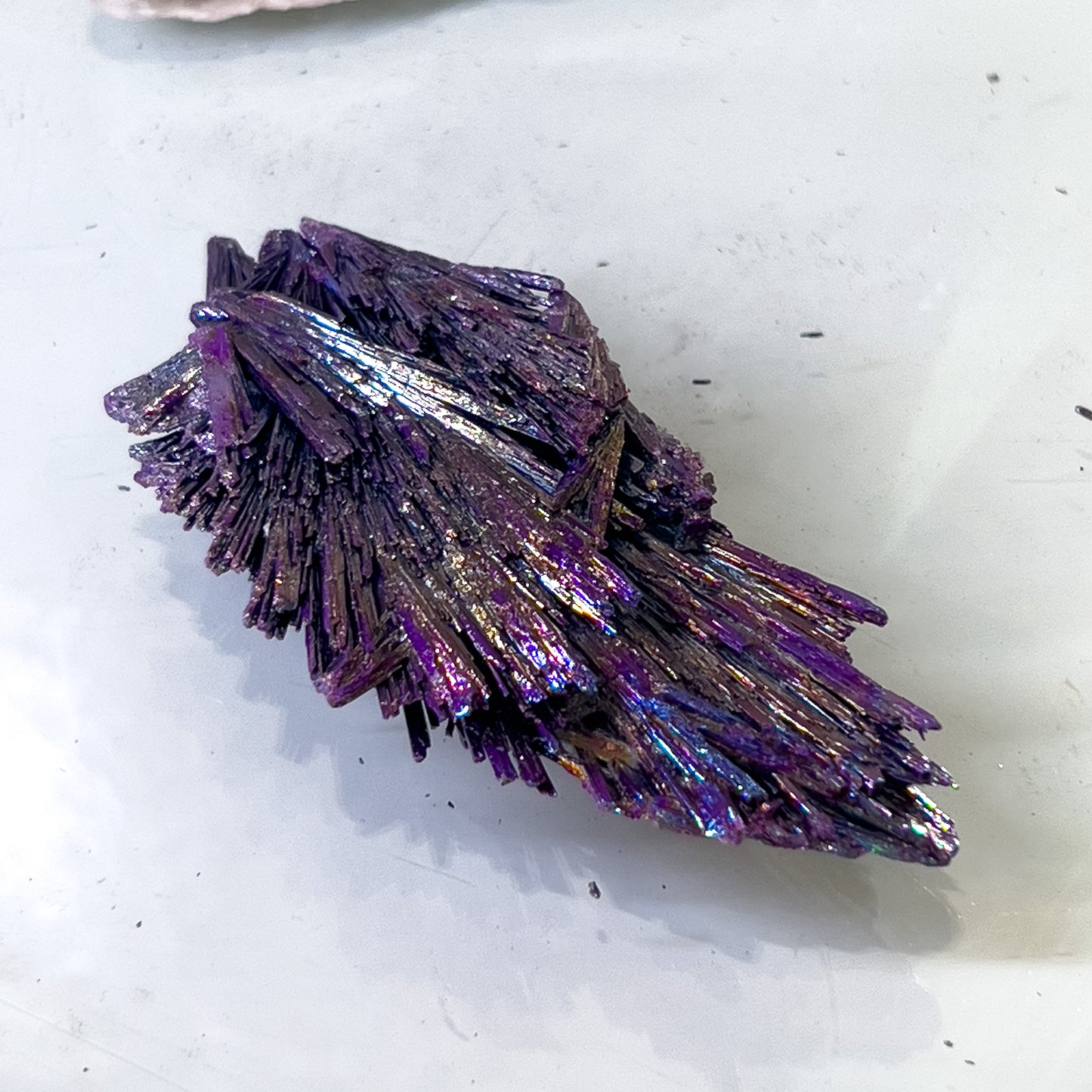 Rainbow Aura Black Kyanite