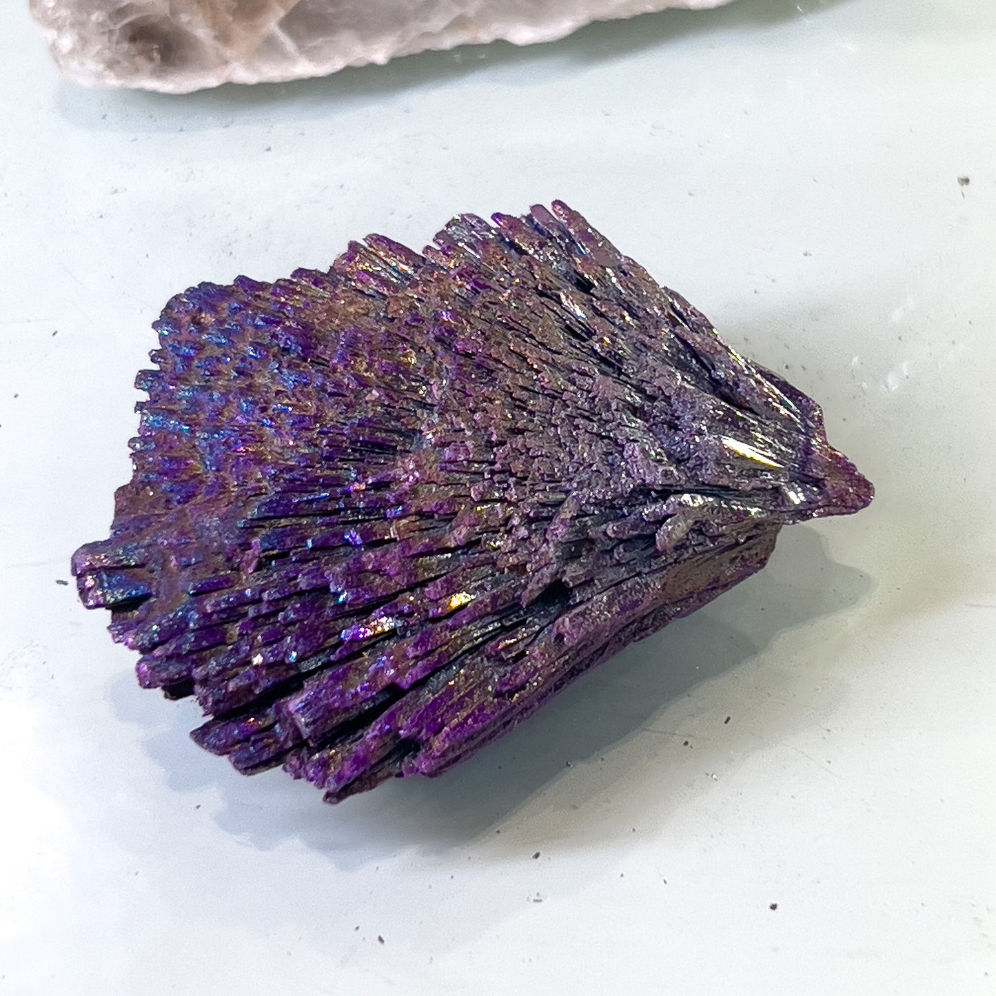 Rainbow Aura Black Kyanite