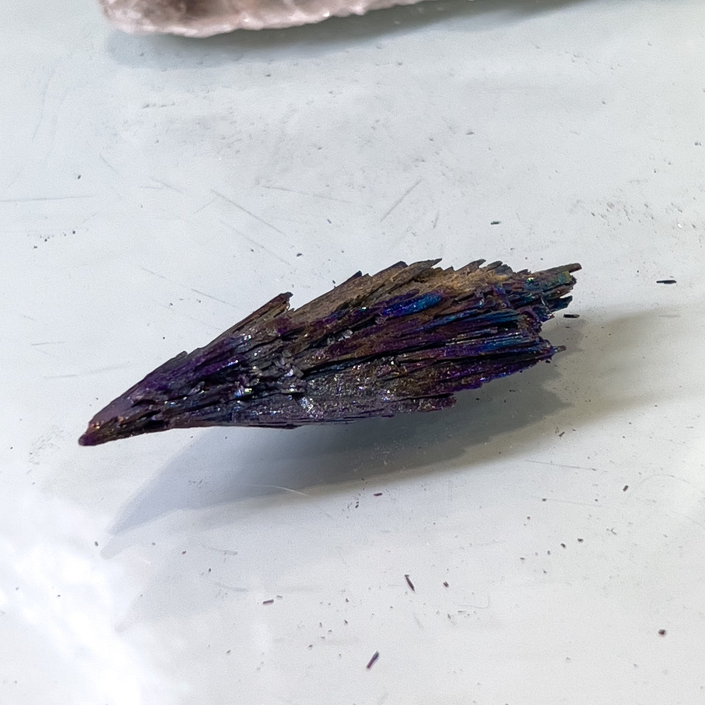 Rainbow Aura Black Kyanite