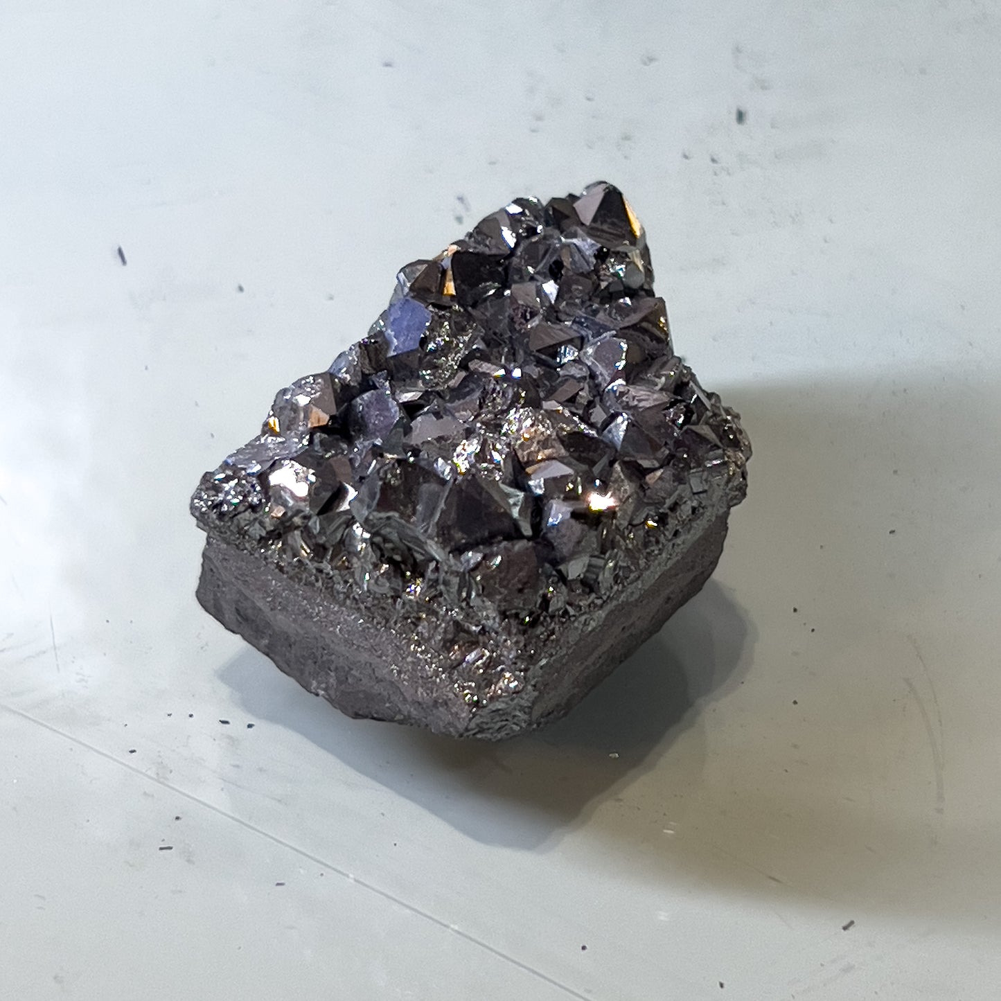 Silver Aura Amethyst