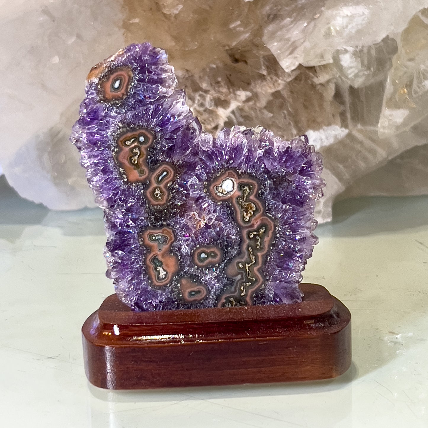 Amethyst Stalactite Slice