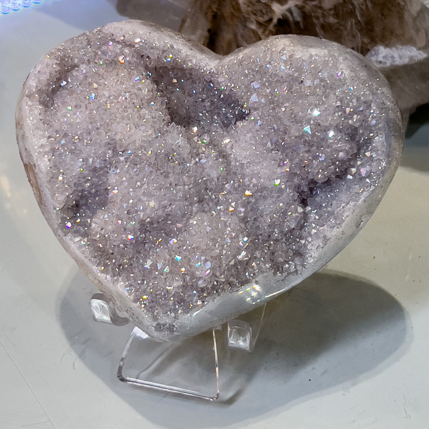 Angel Aura Amethyst Heart