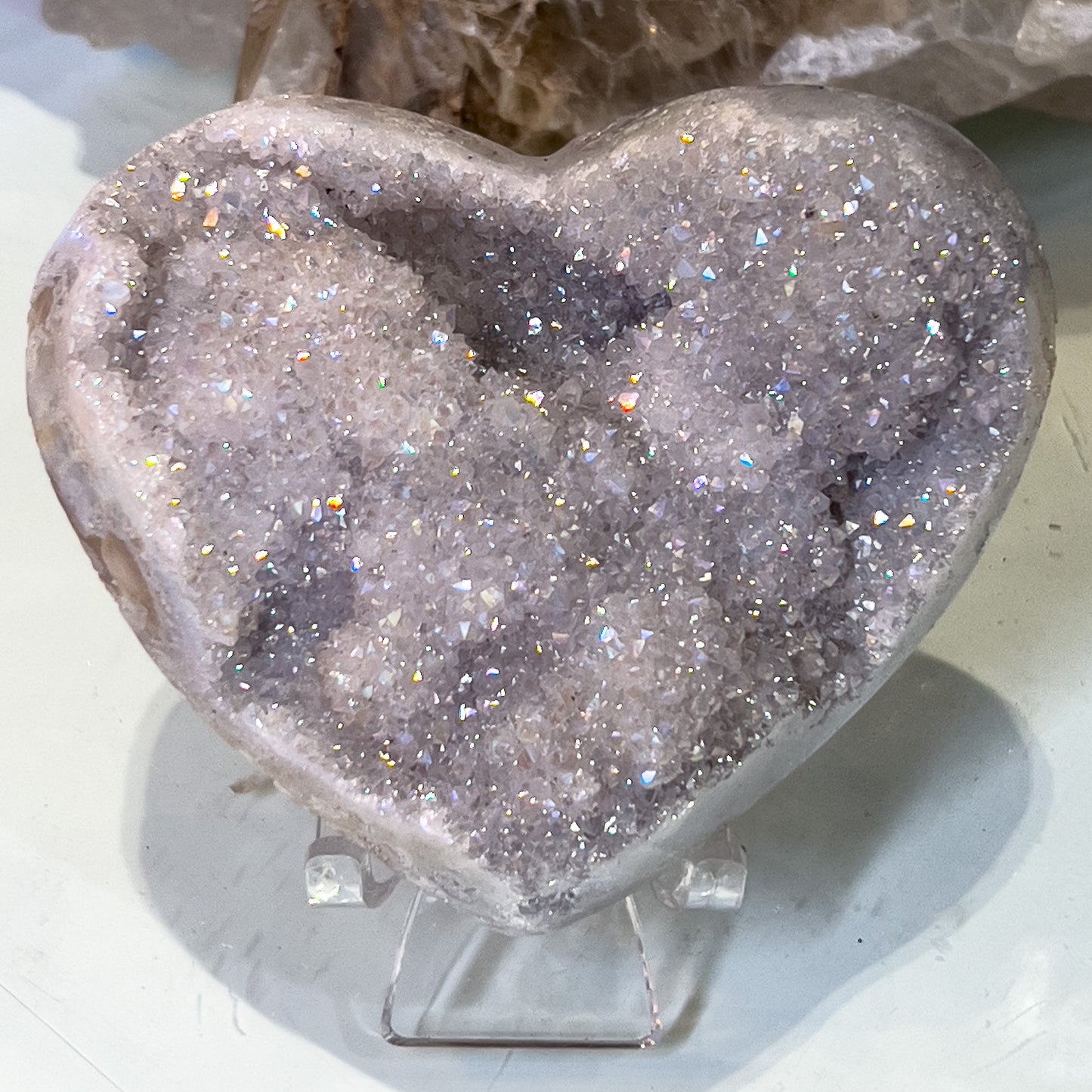 Angel Aura Amethyst Heart