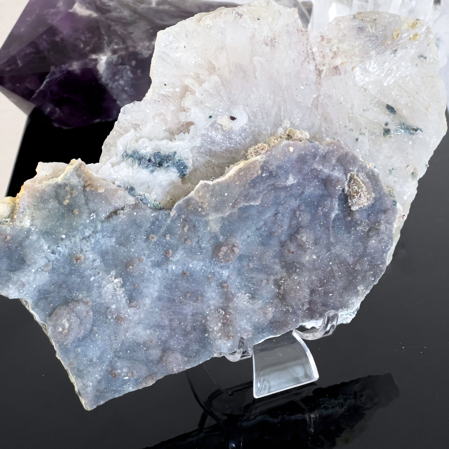Flower Amethyst Calcite