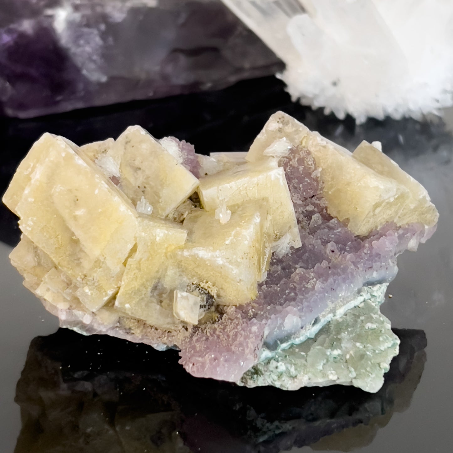 Flower Amethyst Calcite