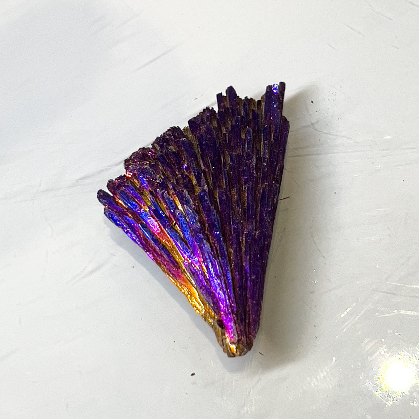 Titanium Aura Black Kyanite