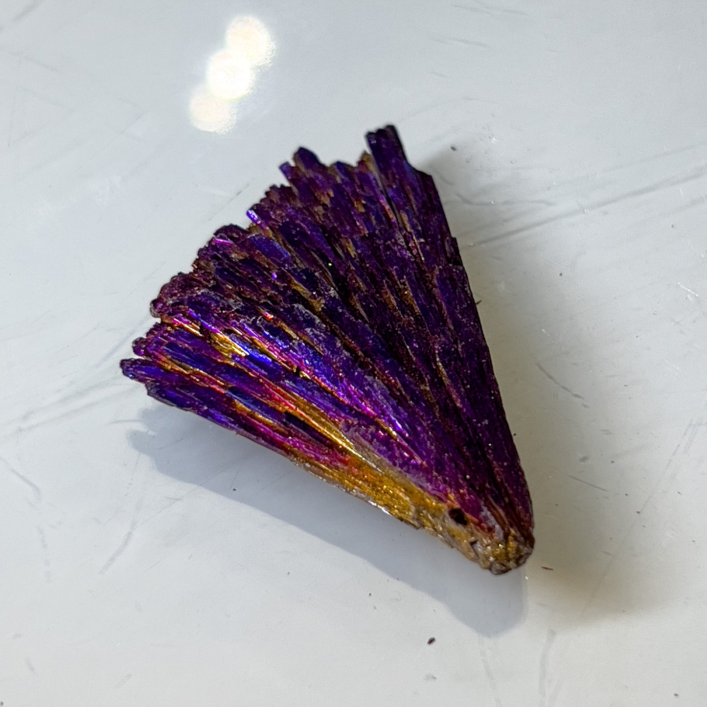 Titanium Aura Black Kyanite