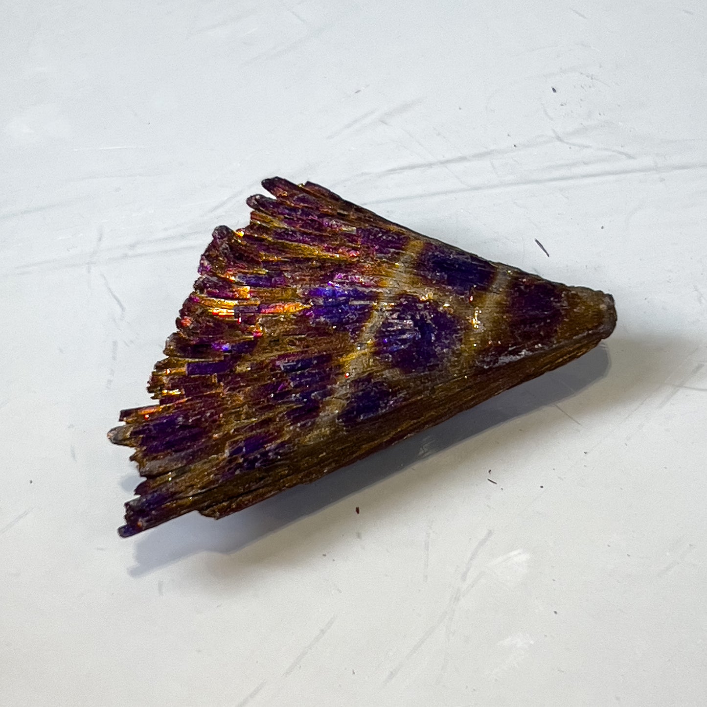 Titanium Aura Black Kyanite